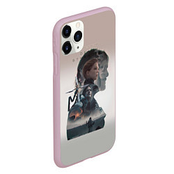 Чехол iPhone 11 Pro матовый Death Stranding, цвет: 3D-розовый — фото 2