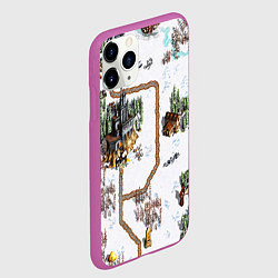Чехол iPhone 11 Pro матовый Heroes of Might and Magic, цвет: 3D-фиолетовый — фото 2