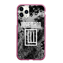 Чехол iPhone 11 Pro матовый LINDEMANN, цвет: 3D-малиновый