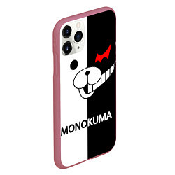 Чехол iPhone 11 Pro матовый MONOKUMA, цвет: 3D-малиновый — фото 2