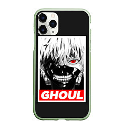 Чехол iPhone 11 Pro матовый Tokyo Ghoul, цвет: 3D-салатовый