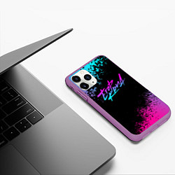 Чехол iPhone 11 Pro матовый ЕГОР КРИД, цвет: 3D-фиолетовый — фото 2
