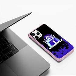 Чехол iPhone 11 Pro матовый UNDERTALE, цвет: 3D-розовый — фото 2