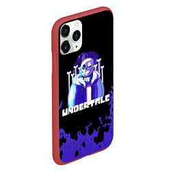 Чехол iPhone 11 Pro матовый UNDERTALE, цвет: 3D-красный — фото 2