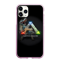 Чехол iPhone 11 Pro матовый Ark Survival Evolved, цвет: 3D-розовый