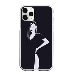 Чехол iPhone 11 Pro матовый Girl, цвет: 3D-белый