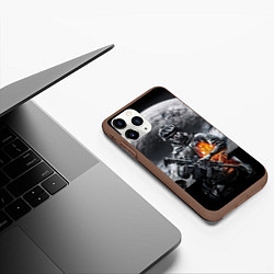 Чехол iPhone 11 Pro матовый Battlefield, цвет: 3D-коричневый — фото 2