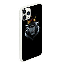Чехол iPhone 11 Pro матовый King, цвет: 3D-белый — фото 2