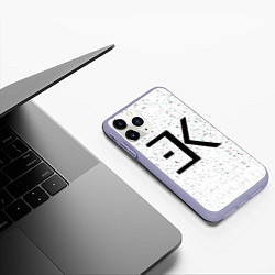 Чехол iPhone 11 Pro матовый ЕГОР КРИД, цвет: 3D-светло-сиреневый — фото 2