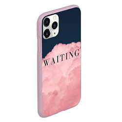 Чехол iPhone 11 Pro матовый WAITING, цвет: 3D-розовый — фото 2