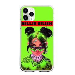 Чехол iPhone 11 Pro матовый Billie Eilish, цвет: 3D-белый