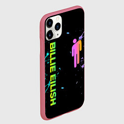 Чехол iPhone 11 Pro матовый BILLIE EILISH, цвет: 3D-малиновый — фото 2