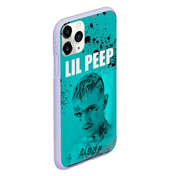 Чехол iPhone 11 Pro матовый Lil Peep, цвет: 3D-светло-сиреневый — фото 2
