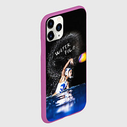 Чехол iPhone 11 Pro матовый Water polo, цвет: 3D-фиолетовый — фото 2