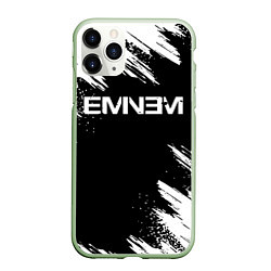 Чехол iPhone 11 Pro матовый EMINEM, цвет: 3D-салатовый