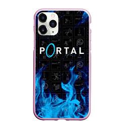 Чехол iPhone 11 Pro матовый PORTAL, цвет: 3D-розовый