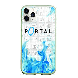 Чехол iPhone 11 Pro матовый PORTAL, цвет: 3D-салатовый