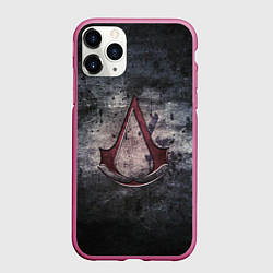 Чехол iPhone 11 Pro матовый Assassin’s Creed, цвет: 3D-малиновый
