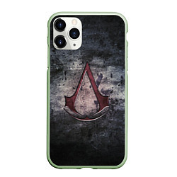 Чехол iPhone 11 Pro матовый Assassin’s Creed, цвет: 3D-салатовый