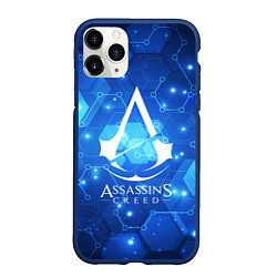 Чехол iPhone 11 Pro матовый ASSASSINS CREED, цвет: 3D-тёмно-синий