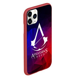 Чехол iPhone 11 Pro матовый ASSASSINS CREED, цвет: 3D-красный — фото 2