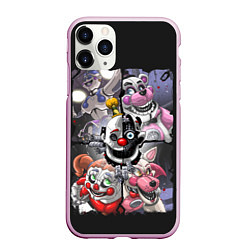 Чехол iPhone 11 Pro матовый Five Nights at Freddy, цвет: 3D-розовый