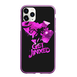 Чехол iPhone 11 Pro матовый Get Jinxed, цвет: 3D-фиолетовый