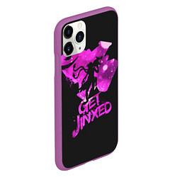 Чехол iPhone 11 Pro матовый Get Jinxed, цвет: 3D-фиолетовый — фото 2