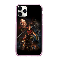 Чехол iPhone 11 Pro матовый ASSASSINS CREED, цвет: 3D-розовый