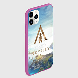 Чехол iPhone 11 Pro матовый Oddysey, цвет: 3D-фиолетовый — фото 2