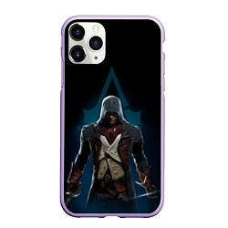 Чехол iPhone 11 Pro матовый Assassin’s Creed, цвет: 3D-светло-сиреневый