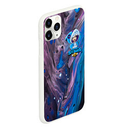 Чехол iPhone 11 Pro матовый Brawl stars, цвет: 3D-белый — фото 2