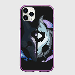 Чехол iPhone 11 Pro матовый League of Legends, цвет: 3D-фиолетовый