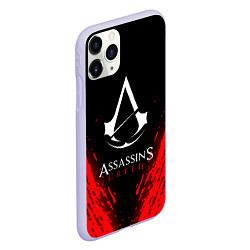 Чехол iPhone 11 Pro матовый Assassin’s Creed, цвет: 3D-светло-сиреневый — фото 2