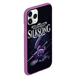 Чехол iPhone 11 Pro матовый Hollow Knight, цвет: 3D-фиолетовый — фото 2