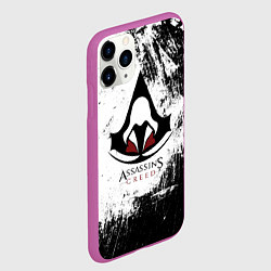 Чехол iPhone 11 Pro матовый Assasin's creed, цвет: 3D-фиолетовый — фото 2