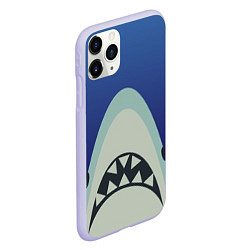 Чехол iPhone 11 Pro матовый IKEA Shark, цвет: 3D-светло-сиреневый — фото 2