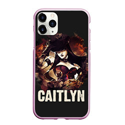 Чехол iPhone 11 Pro матовый Caitlyn, цвет: 3D-розовый