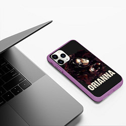 Чехол iPhone 11 Pro матовый Orianna, цвет: 3D-фиолетовый — фото 2