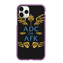 Чехол iPhone 11 Pro матовый ADC of AFK, цвет: 3D-фиолетовый