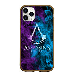 Чехол iPhone 11 Pro матовый Assassin's Creed, цвет: 3D-коричневый