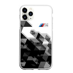 Чехол iPhone 11 Pro матовый BMW, цвет: 3D-белый