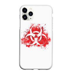 Чехол iPhone 11 Pro матовый Plague Inc, цвет: 3D-белый