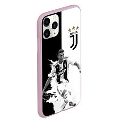 Чехол iPhone 11 Pro матовый Cristiano Ronaldo, цвет: 3D-розовый — фото 2