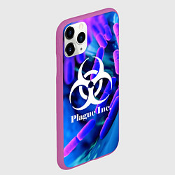 Чехол iPhone 11 Pro матовый PLAGUE INC, цвет: 3D-фиолетовый — фото 2