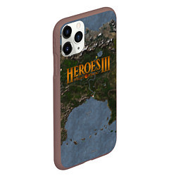 Чехол iPhone 11 Pro матовый ГЕРОИ 3, цвет: 3D-коричневый — фото 2