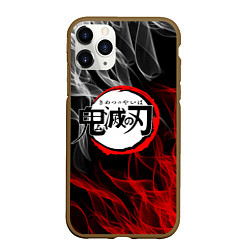 Чехол iPhone 11 Pro матовый KIMETSU NO YAIBA, цвет: 3D-коричневый