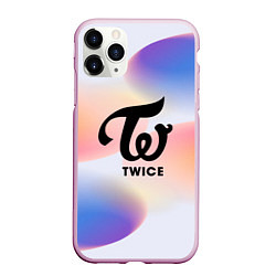 Чехол iPhone 11 Pro матовый TWICE, цвет: 3D-розовый