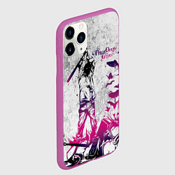 Чехол iPhone 11 Pro матовый Three Days Grace, цвет: 3D-фиолетовый — фото 2
