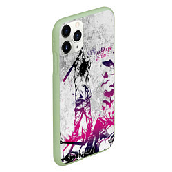 Чехол iPhone 11 Pro матовый Three Days Grace, цвет: 3D-салатовый — фото 2